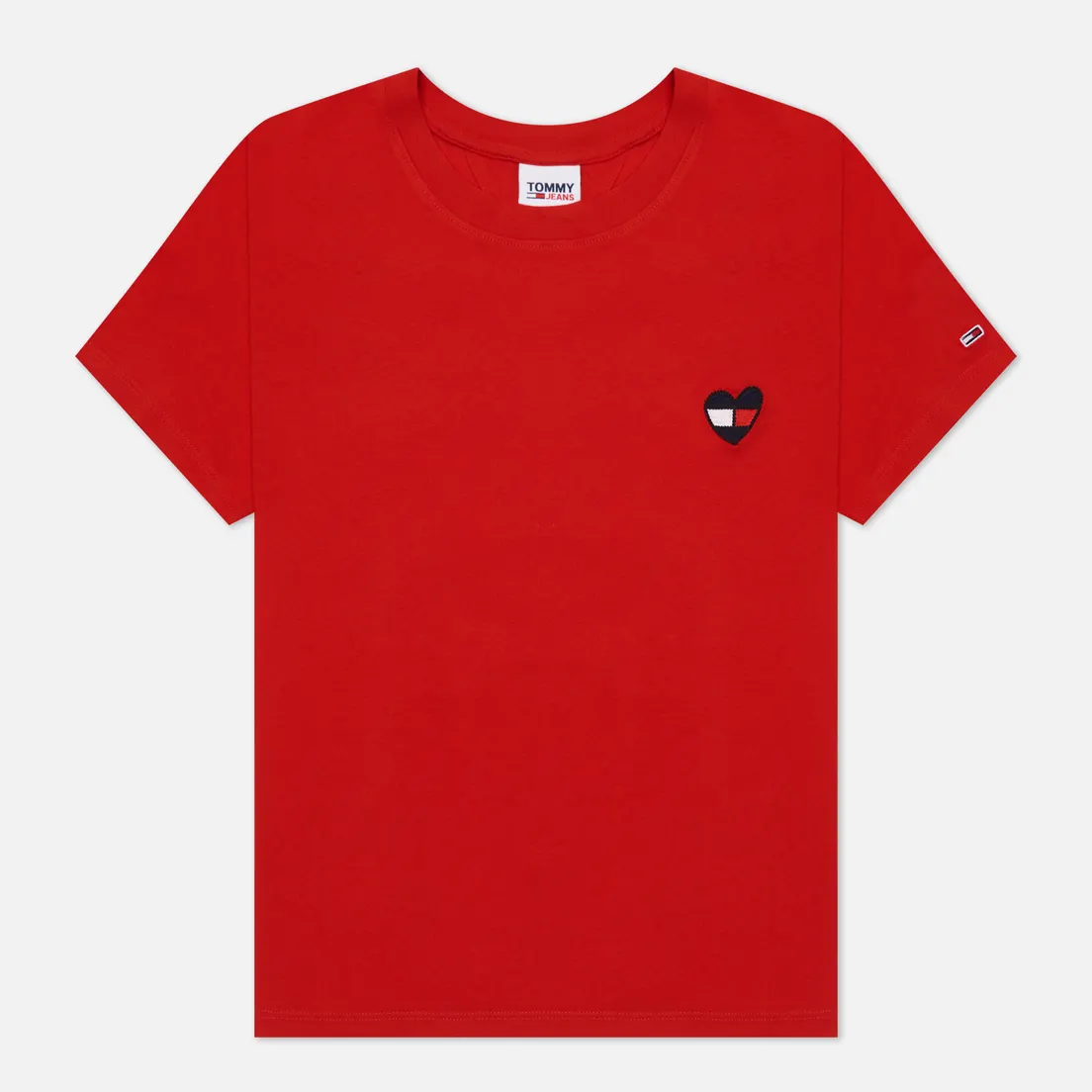 Tommy Jeans Женская футболка Regular Homespun Heart