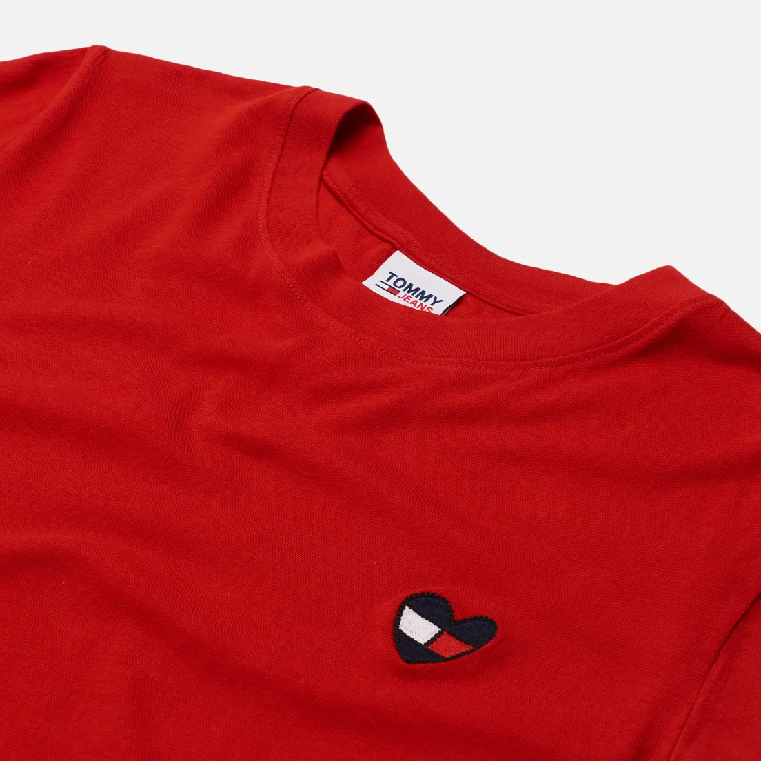 Tommy Jeans Женская футболка Regular Homespun Heart