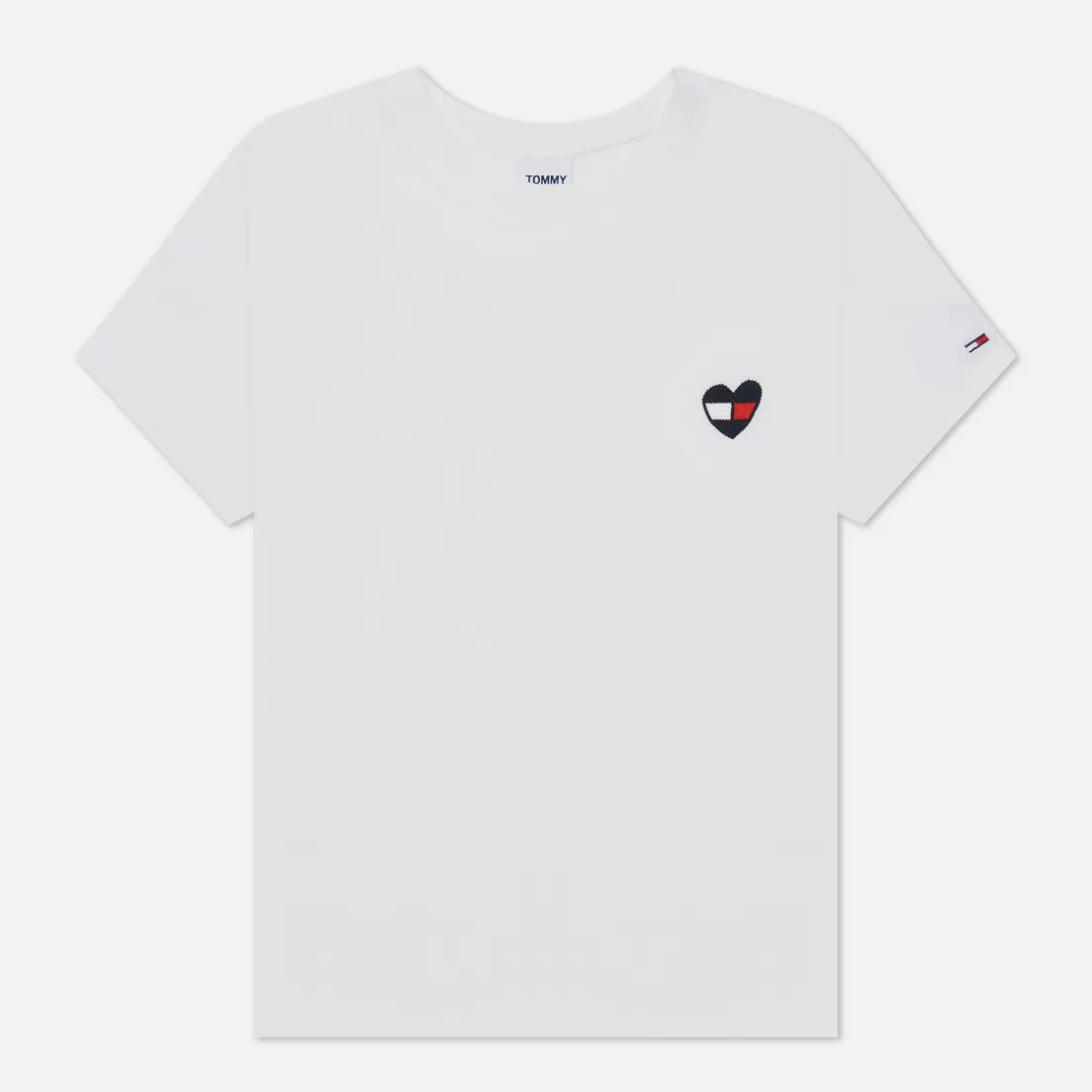 Tommy Jeans Женская футболка Regular Homespun Heart