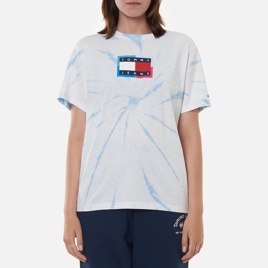 Женская футболка Tommy Jeans Tie Dye Relaxed Fit Tie Dye Print