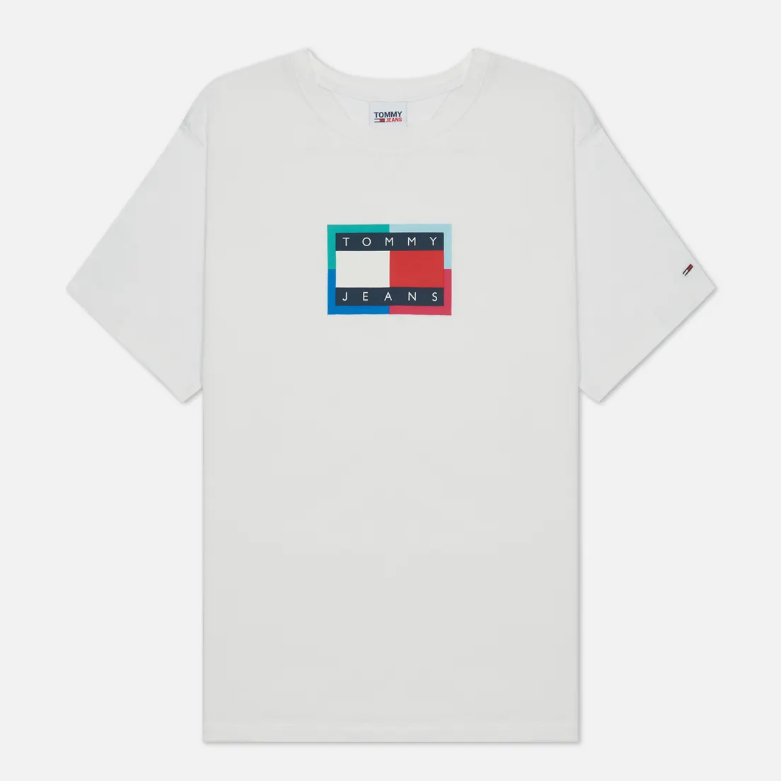 Tommy Jeans Женская футболка Relaxed Multi Flag
