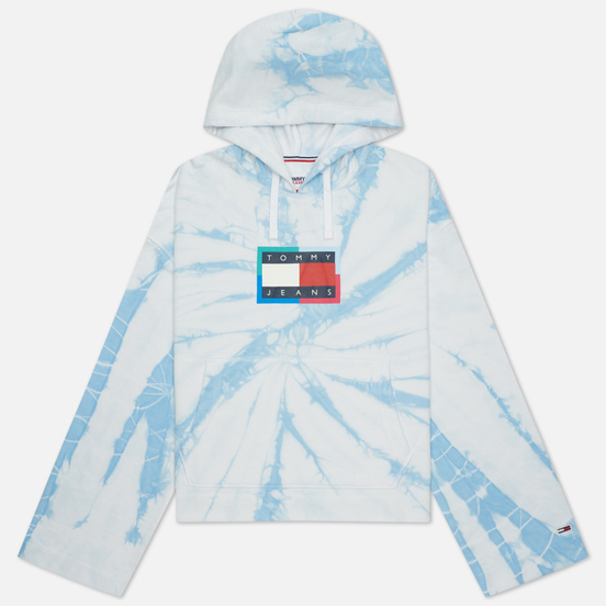 Женская толстовка Tommy Jeans Tommy Badge Tie-Dye Boxy Hoody Tie Dye Print