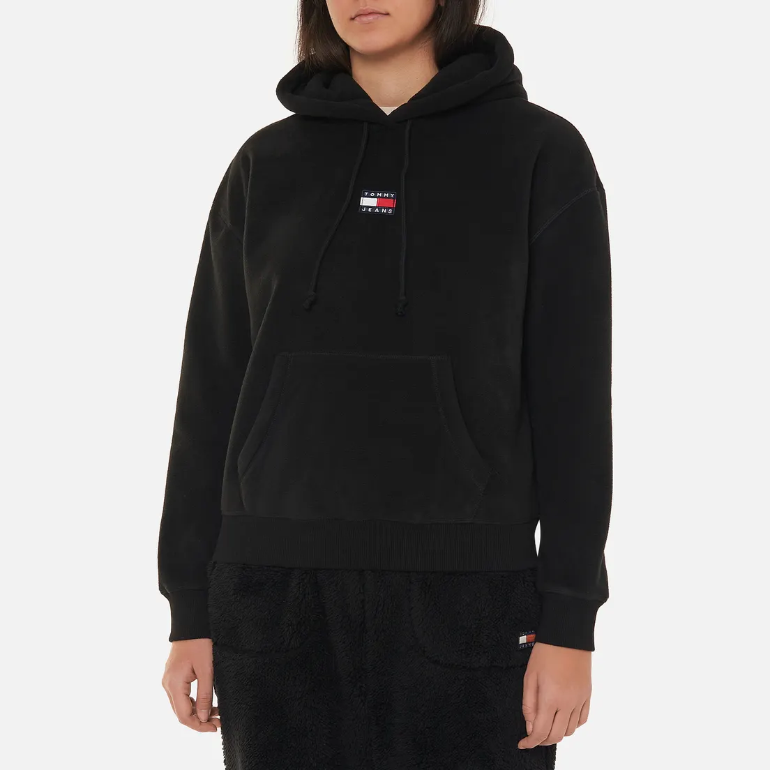 Tommy Jeans Женская толстовка Center Badge Fleece Hoodie