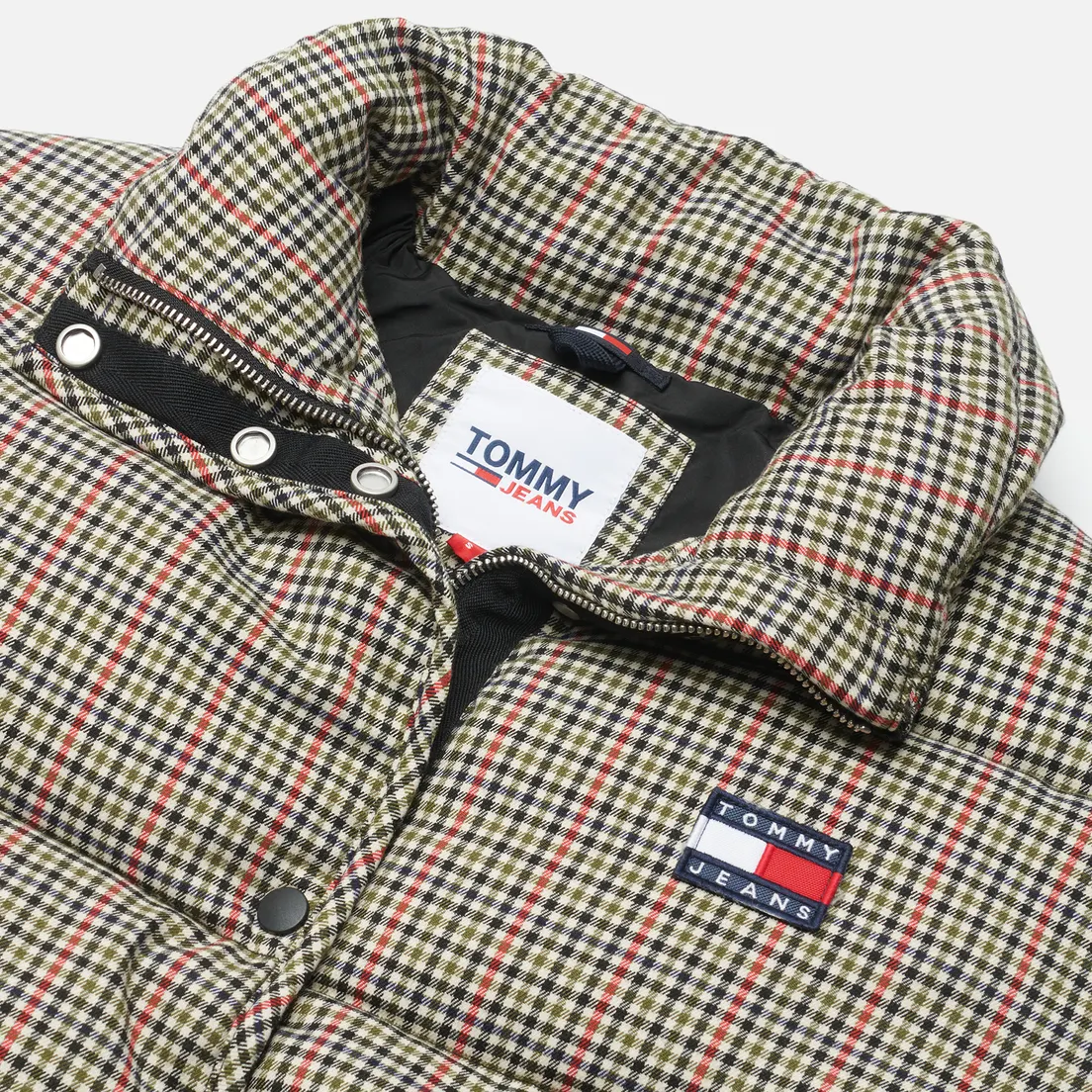 Tommy Jeans Женский пуховик Mini Check Puffer