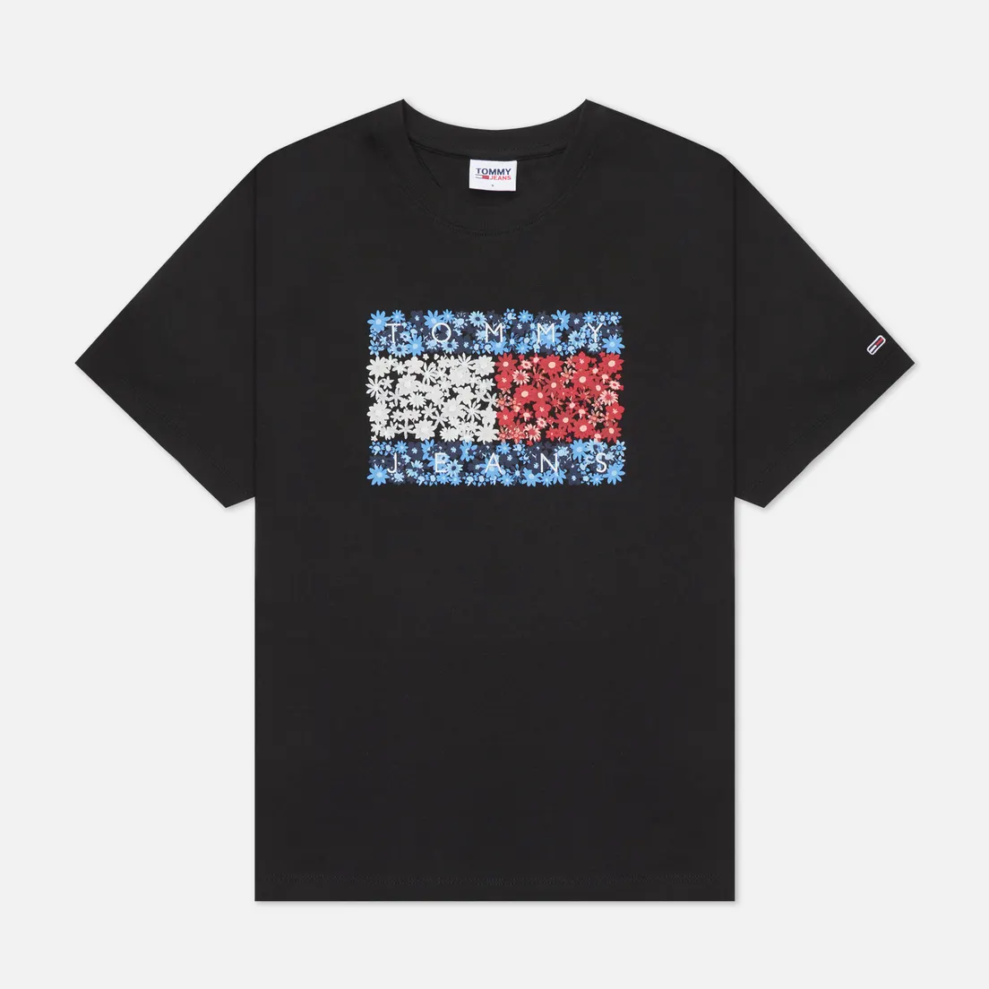 Tommy Jeans Женская футболка Relaxed Floral Flag