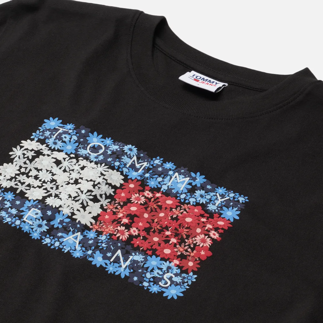 Tommy Jeans Женская футболка Relaxed Floral Flag