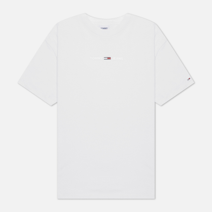 Женская футболка Tommy Jeans, цвет белый, размер S
