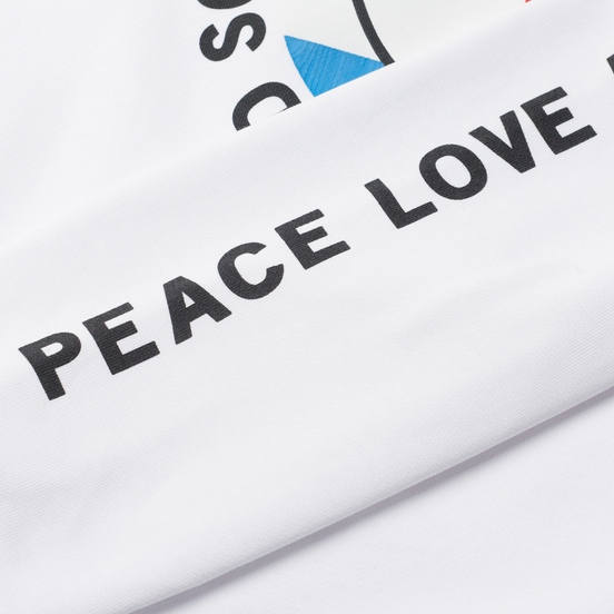 Женская толстовка Tommy Jeans Oversized Peace Smiley Hoodie White
