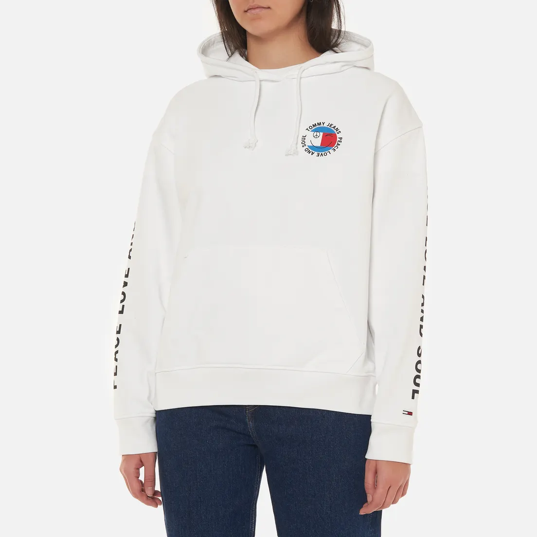 Tommy Jeans Женская толстовка Oversized Peace Smiley Hoodie