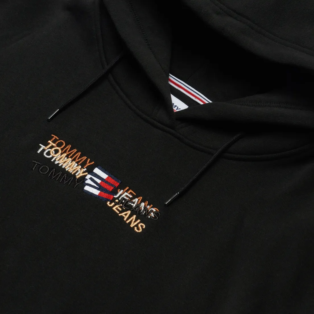 Tommy Jeans Женская толстовка Relaxed Linear Overlay Hoodie