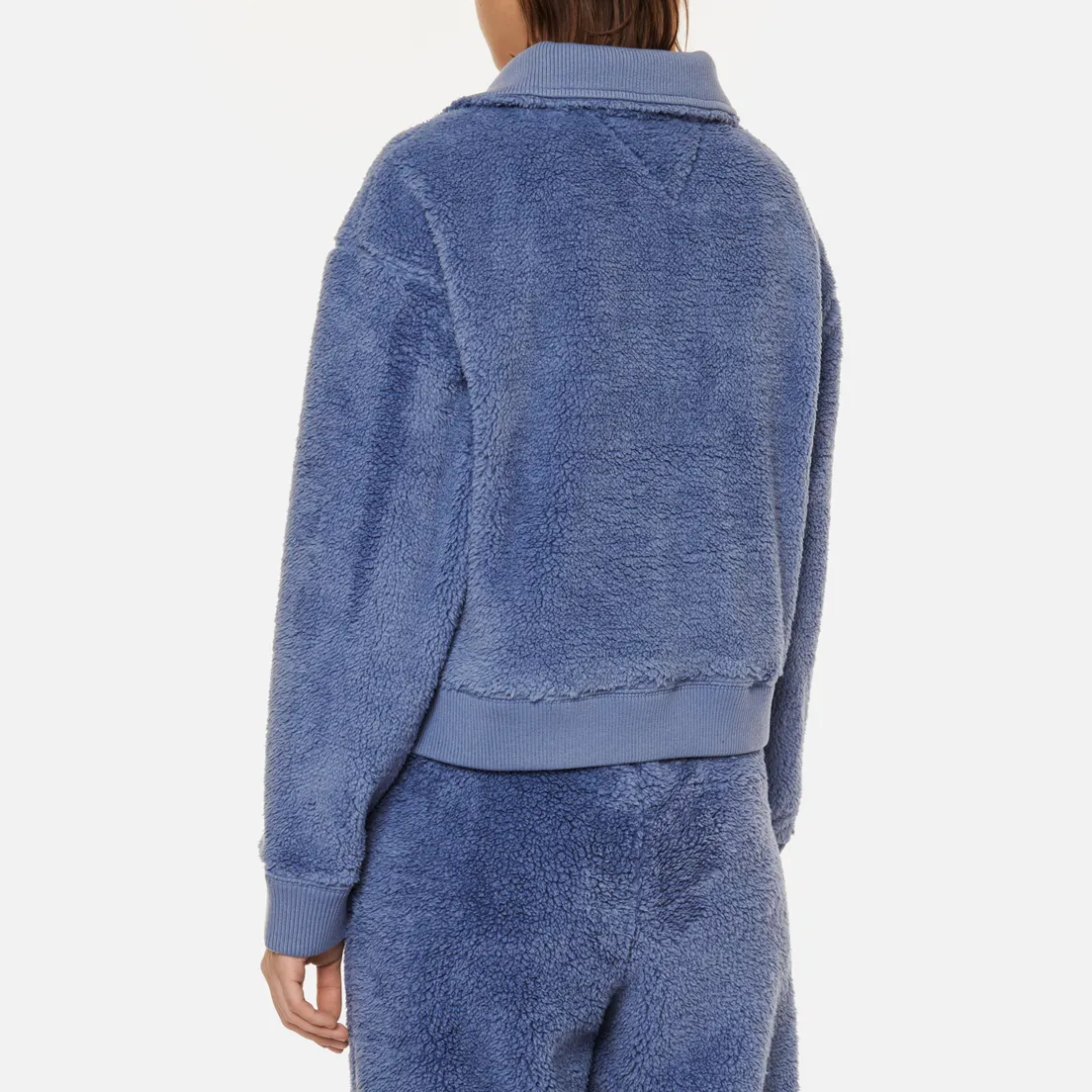 Tommy Jeans Женская толстовка Boxy Plush Badge Quarter Zip