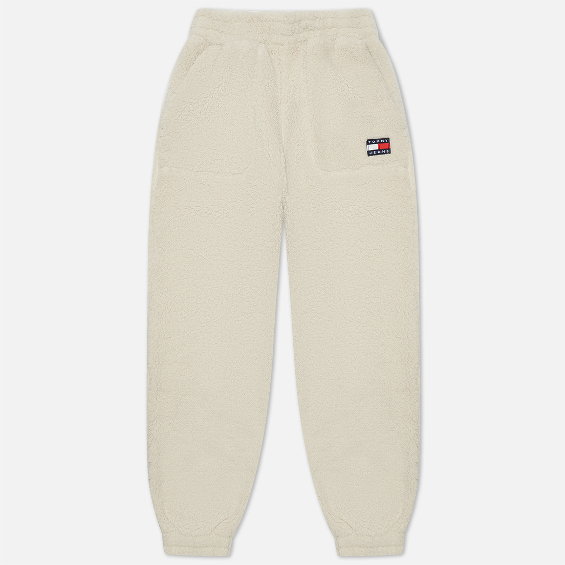 Tommy Jeans Женские брюки Plush Badge Relaxed Fit Fleece Joggers