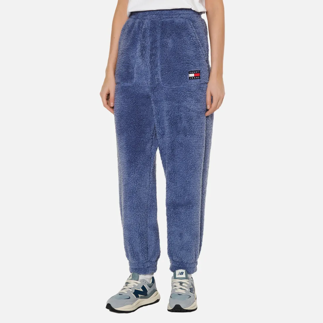 Tommy Jeans Женские брюки Plush Badge Relaxed Fit Fleece Joggers
