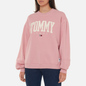 Женская толстовка Tommy Jeans ABO Collegiate Crew Neck Broadway Pink фото - 2