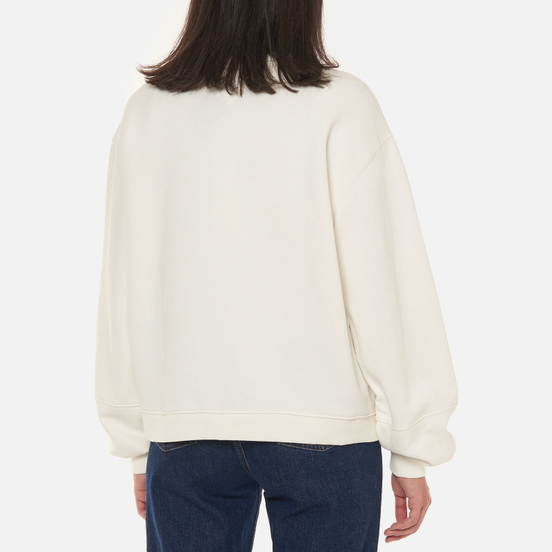 Женская толстовка Tommy Jeans ABO Collegiate Crew Neck Ivory Silk