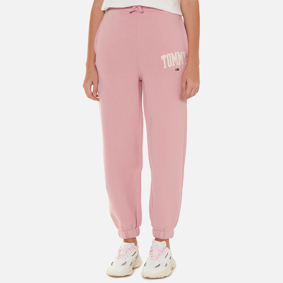 Женские брюки Tommy Jeans ABO Collegiate Broadway Pink