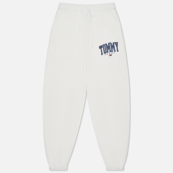 Женские брюки Tommy Jeans ABO Collegiate Ivory Silk