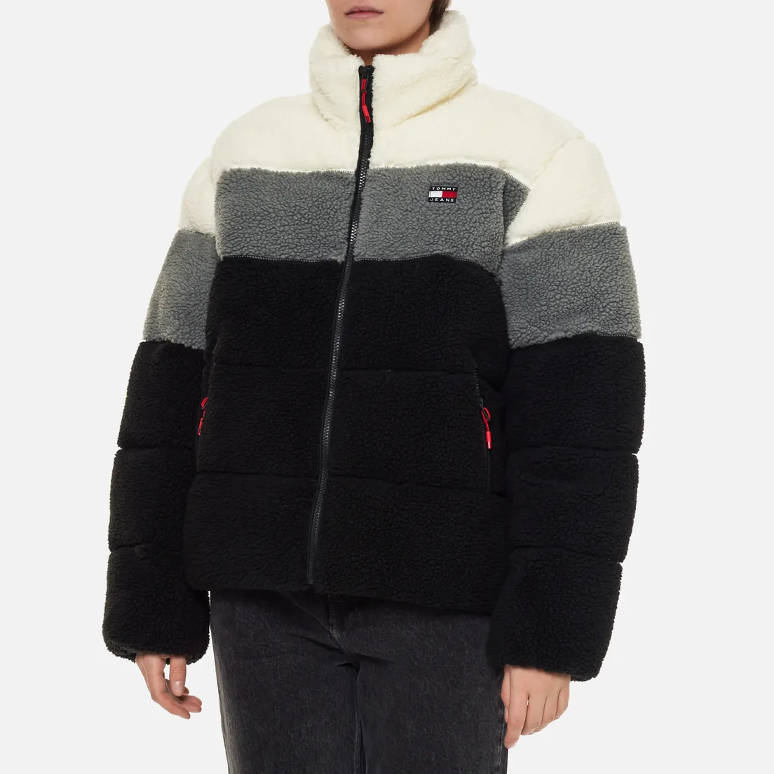 Tommy Jeans Женский пуховик ABO Cozy Colorblock Puffer