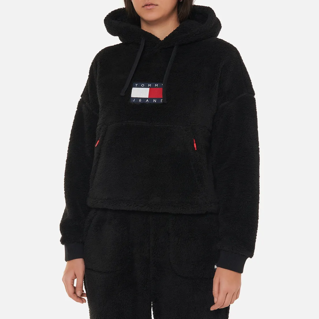 Tommy Jeans Женская толстовка ABO Cropped Plush Hoodie