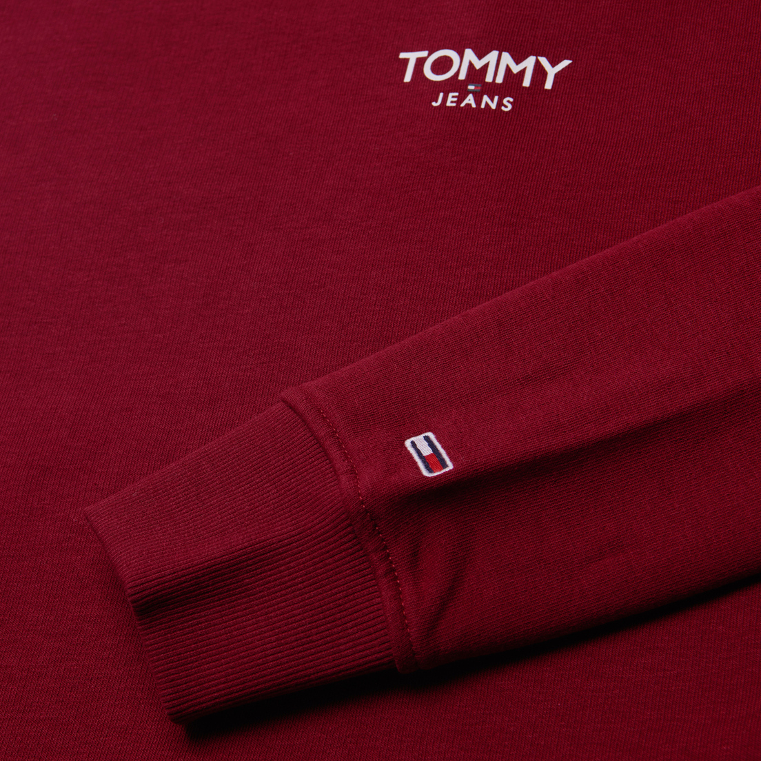 Tommy Jeans Женская толстовка Relaxed Cropped Essential Logo Crew Neck