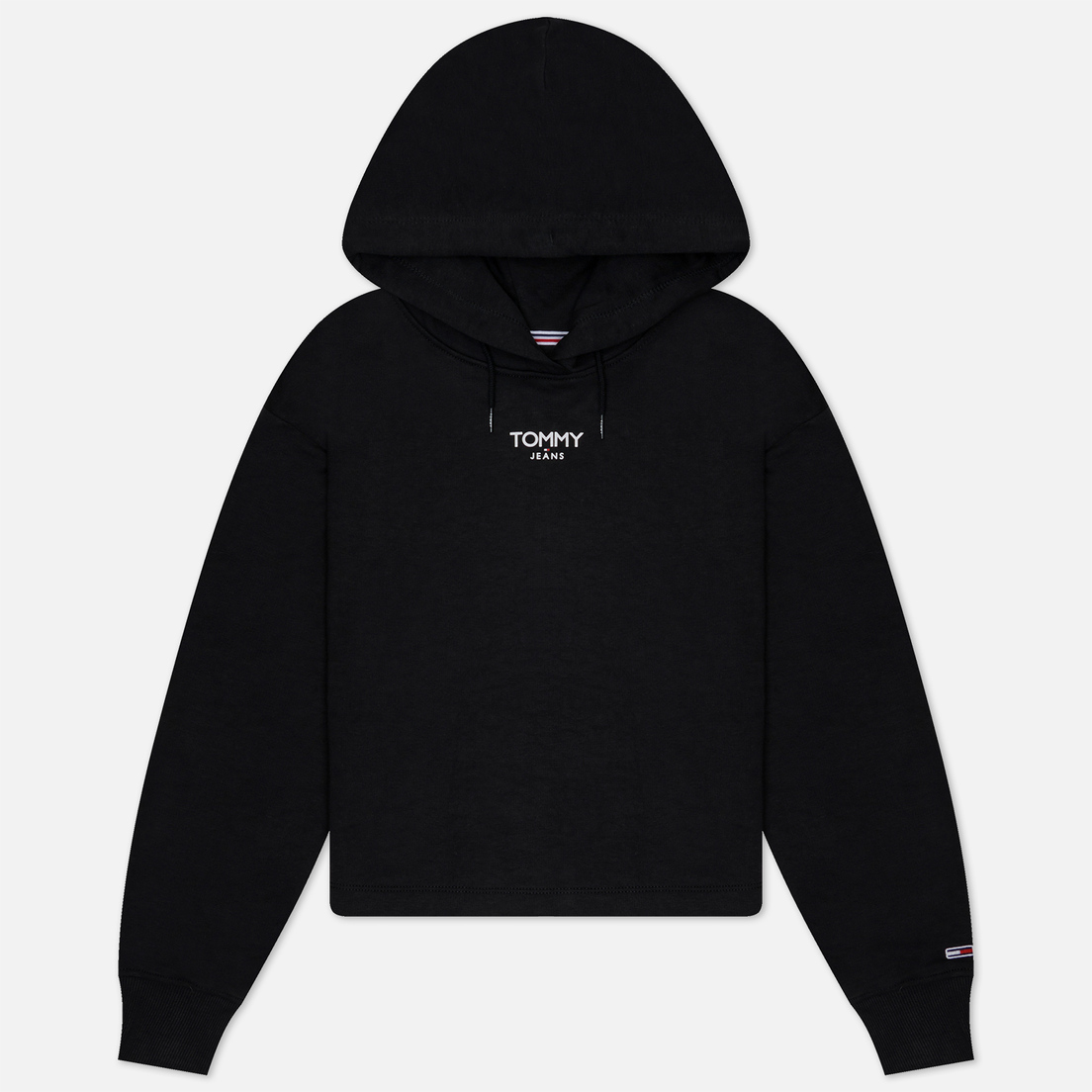 Tommy Jeans Женская толстовка Relaxed Cropped Essential Logo Hoodie
