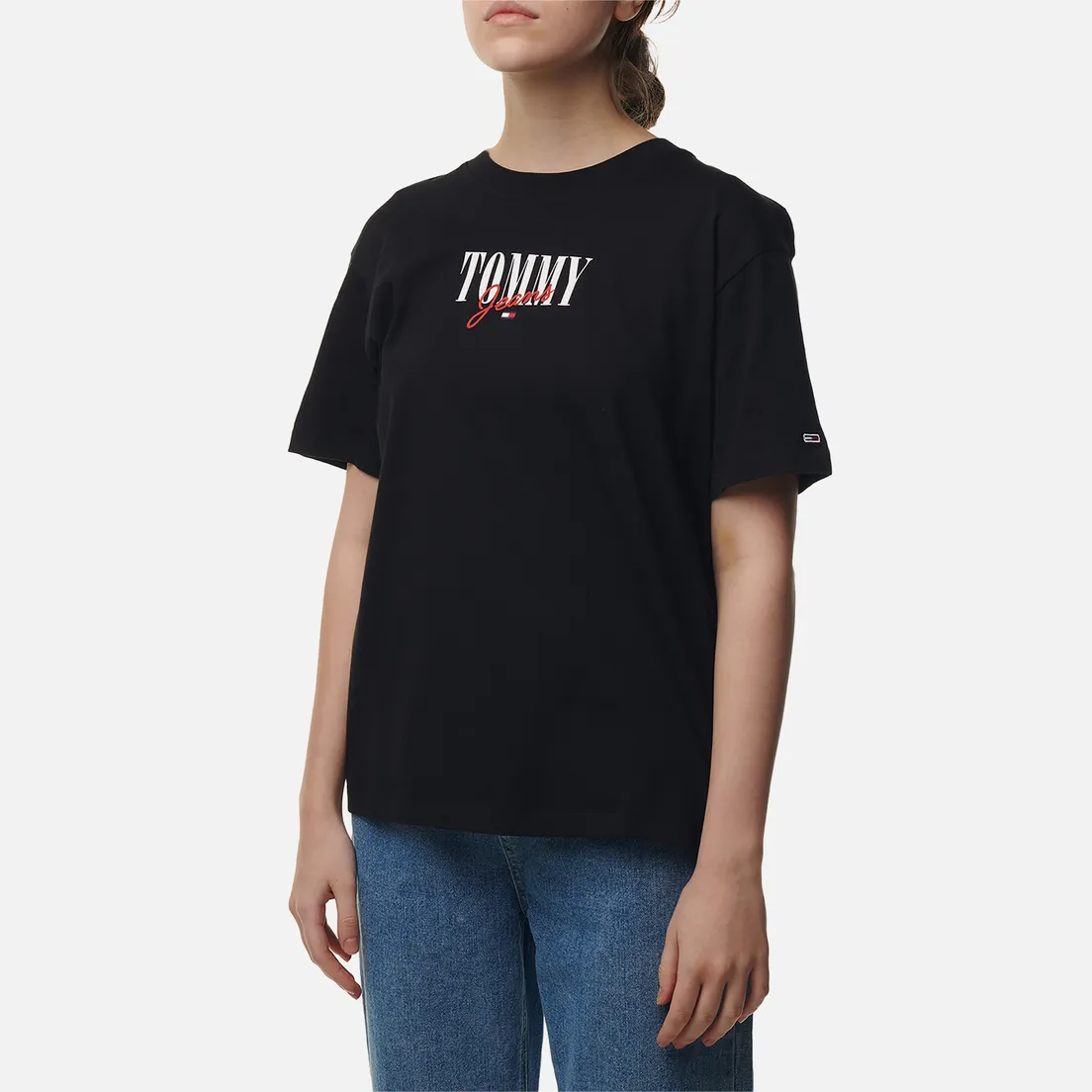 Tommy Jeans Женская футболка Relaxed Essential Logo 1