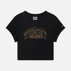 Tommy Jeans Женская футболка Размер XS Cropped Luxe Varstiy