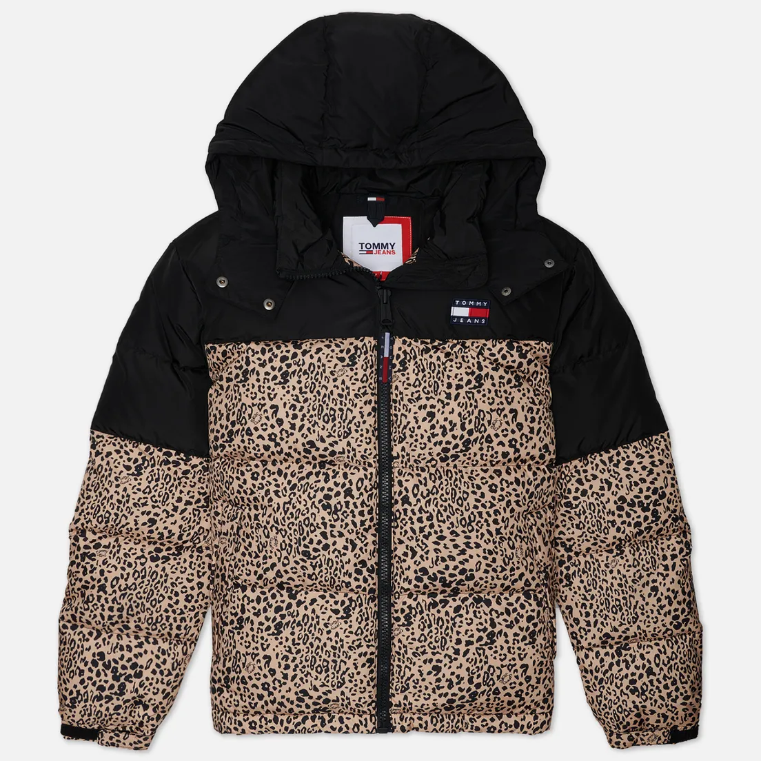 Tommy Jeans Женский пуховик Colorblock Leo Alaska Puffer
