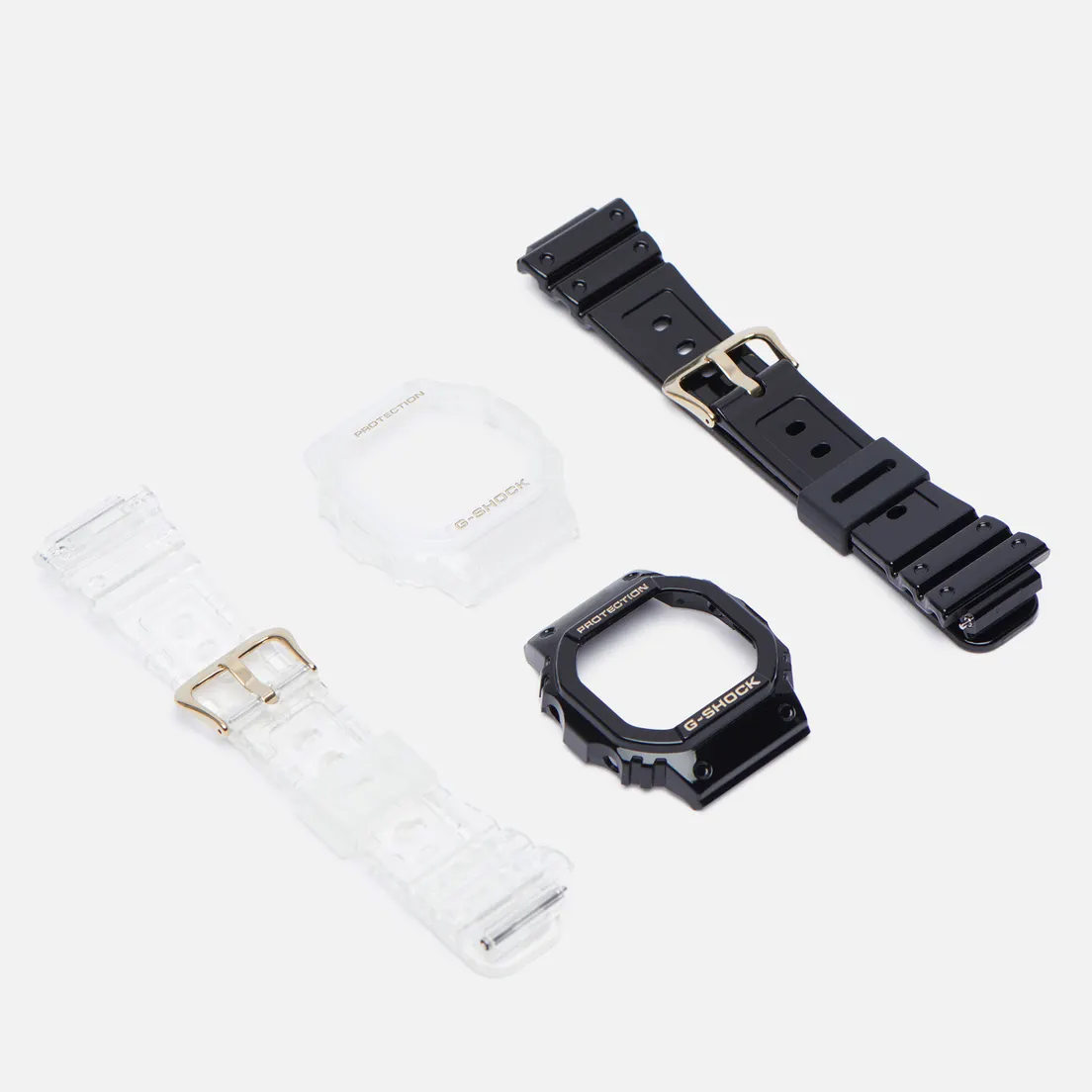 CASIO Наручные часы G-SHOCK DWE-5600HG-1 Hip-Hop Gold Chain