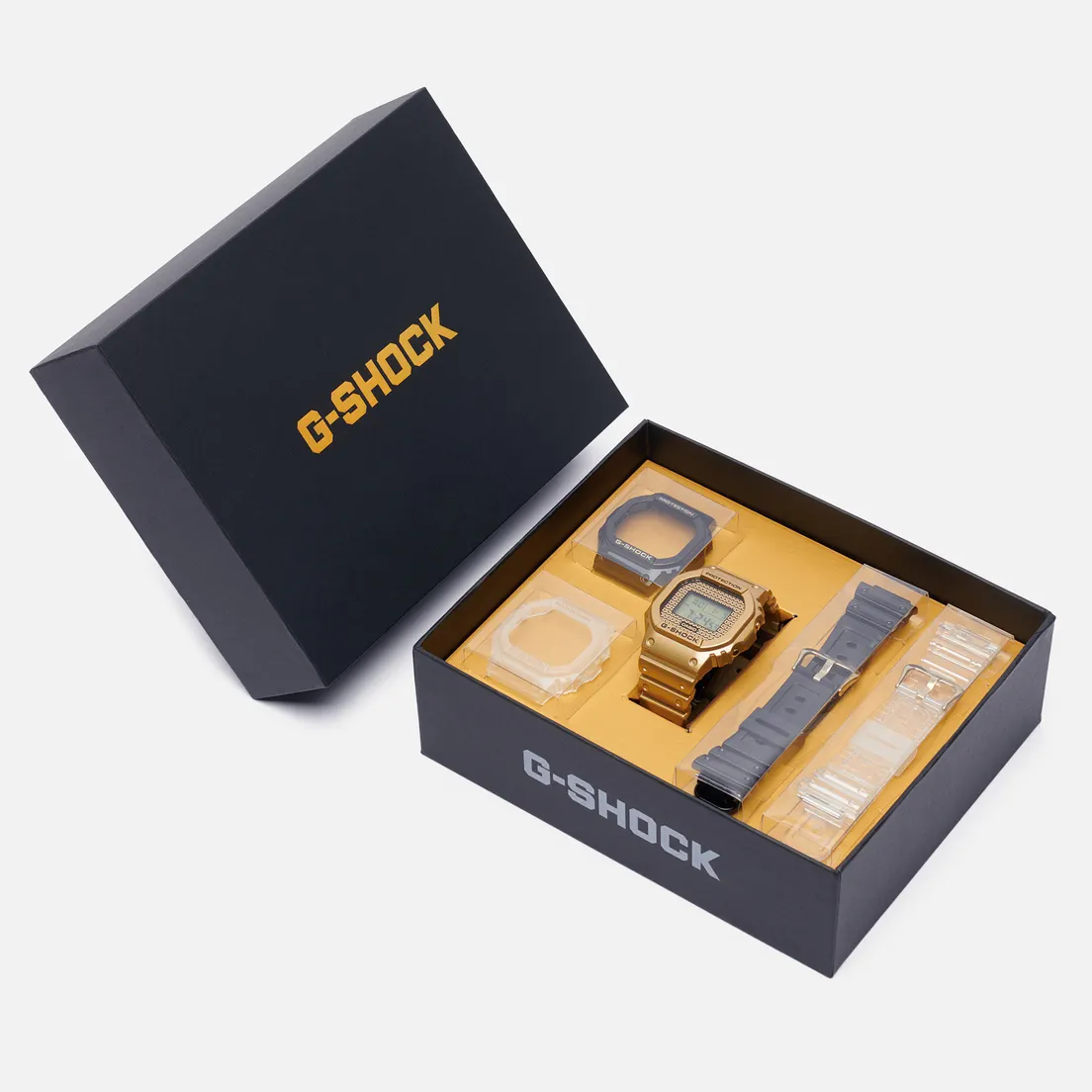 CASIO Наручные часы G-SHOCK DWE-5600HG-1 Hip-Hop Gold Chain