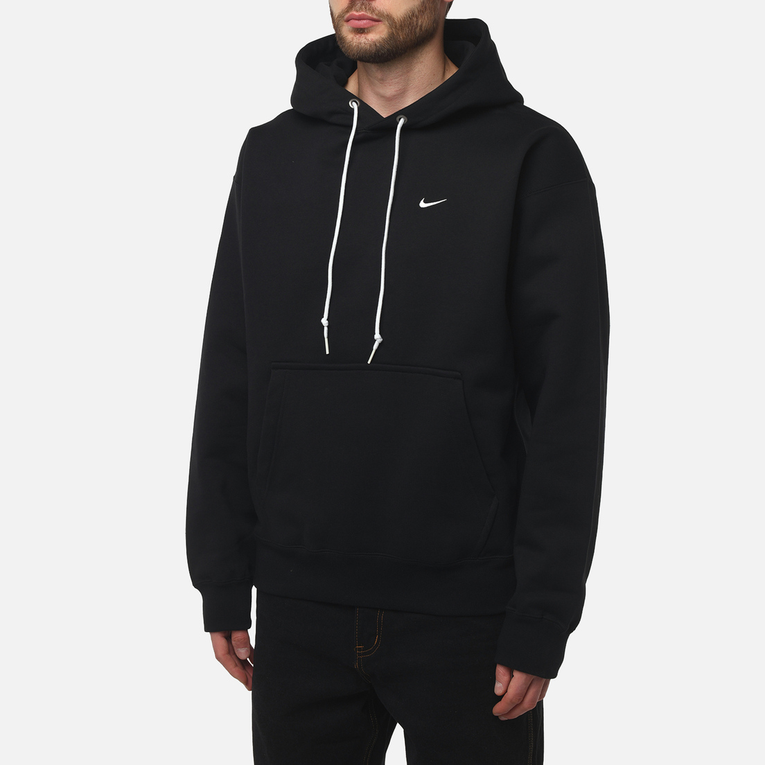 Nike Мужская толстовка Solo Swoosh Fleece Hoodie