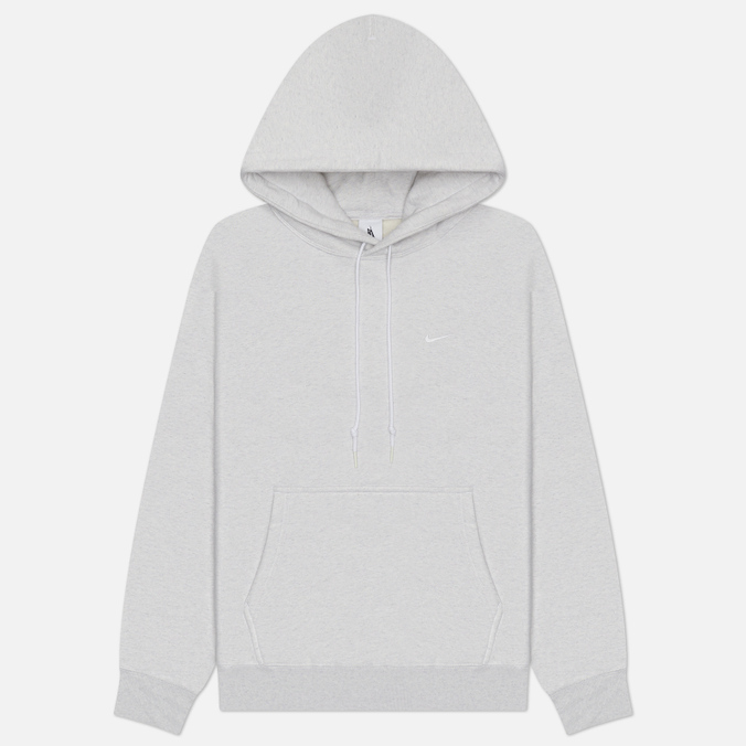 Мужская толстовка Nike Solo Swoosh Fleece Hoodie, цвет серый