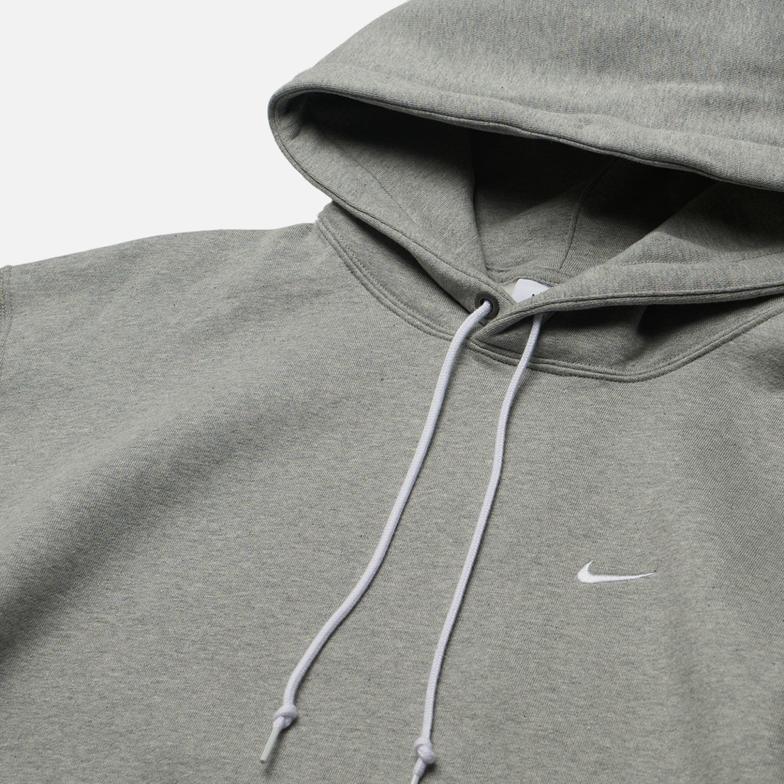 Nike grey swoosh sweatshirt hotsell