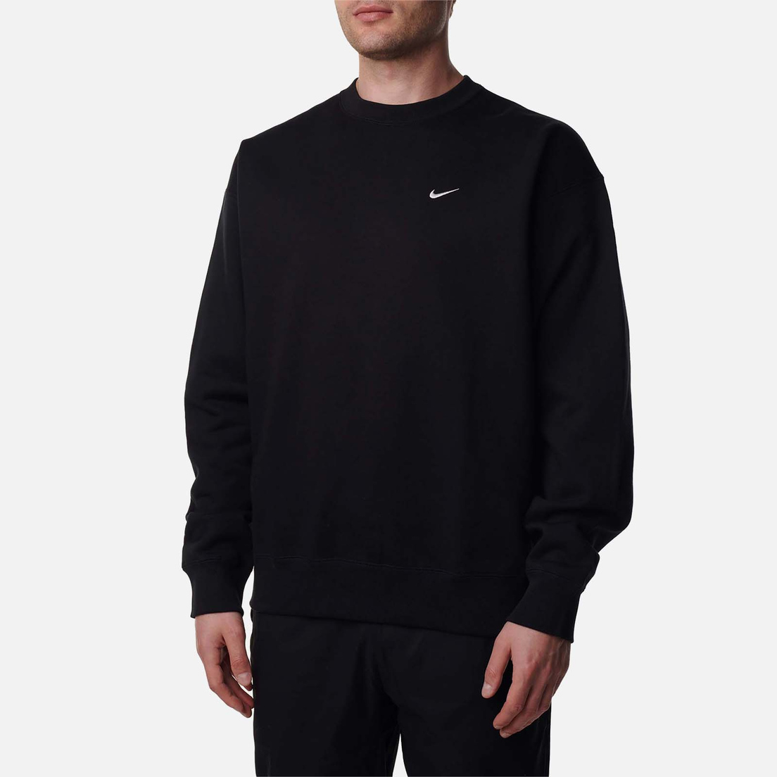 Nike Solo Swoosh Fleece Crew Neck DX1361 010