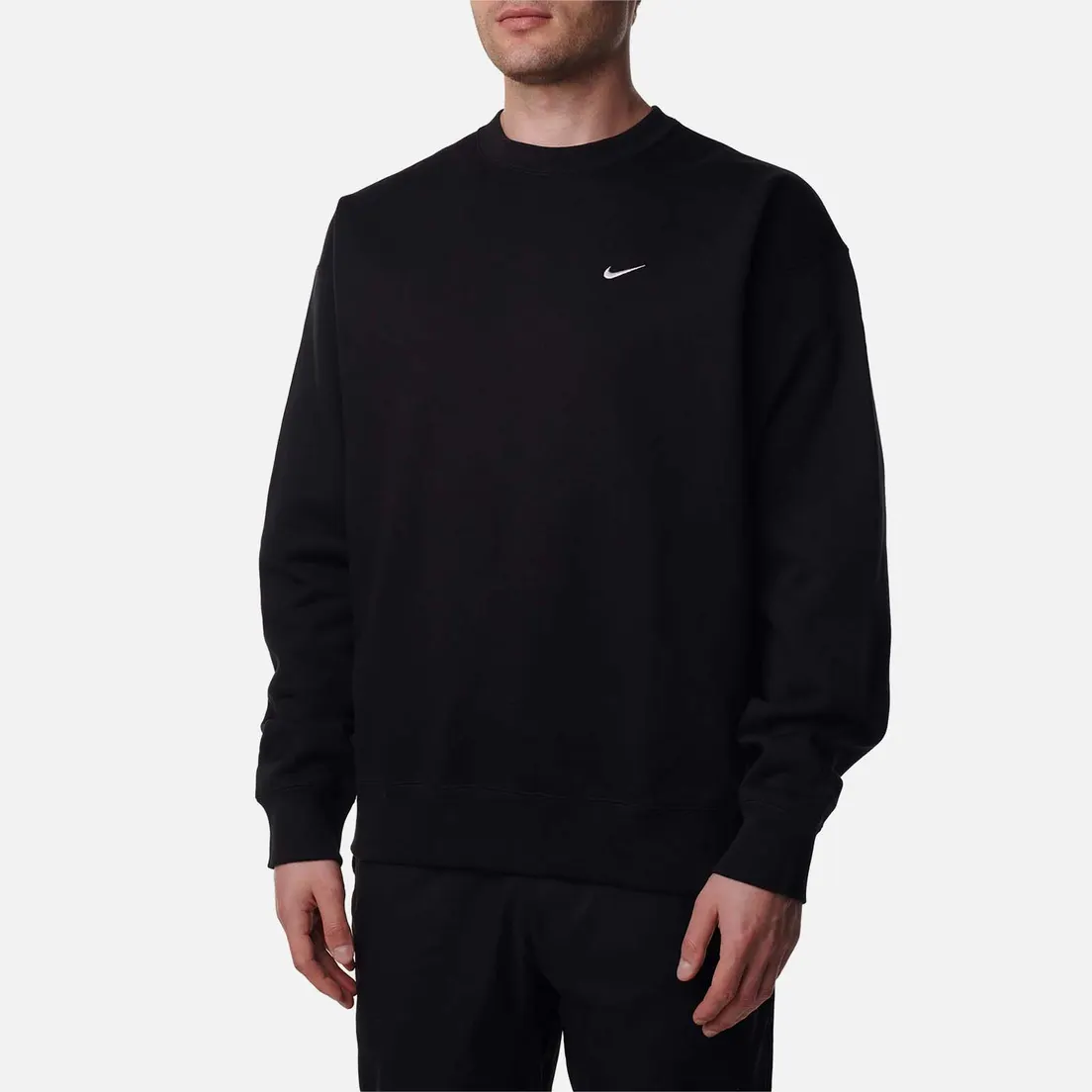 Nike Мужская толстовка Solo Swoosh Fleece Crew Neck