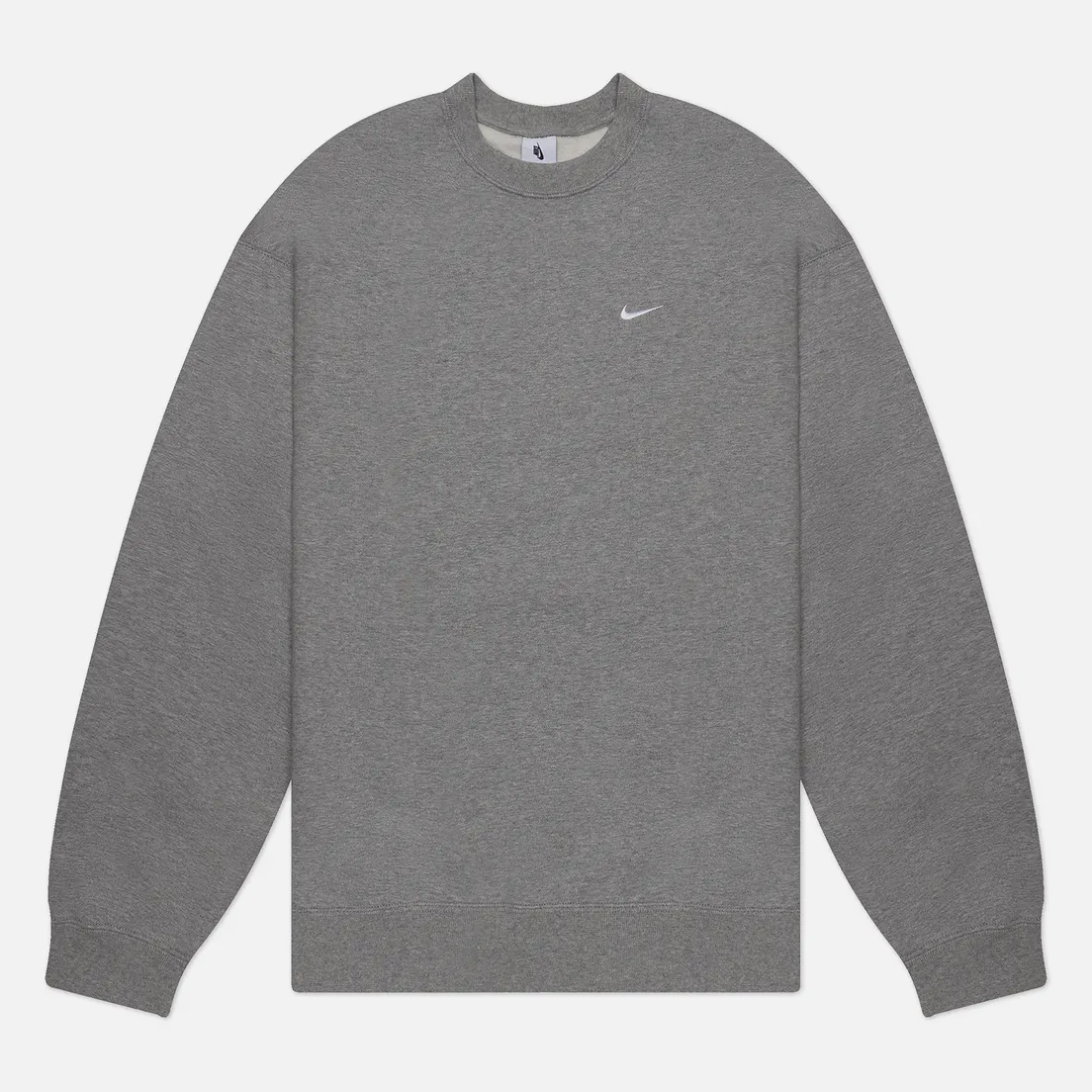 Nike Мужская толстовка Solo Swoosh Fleece Crew Neck