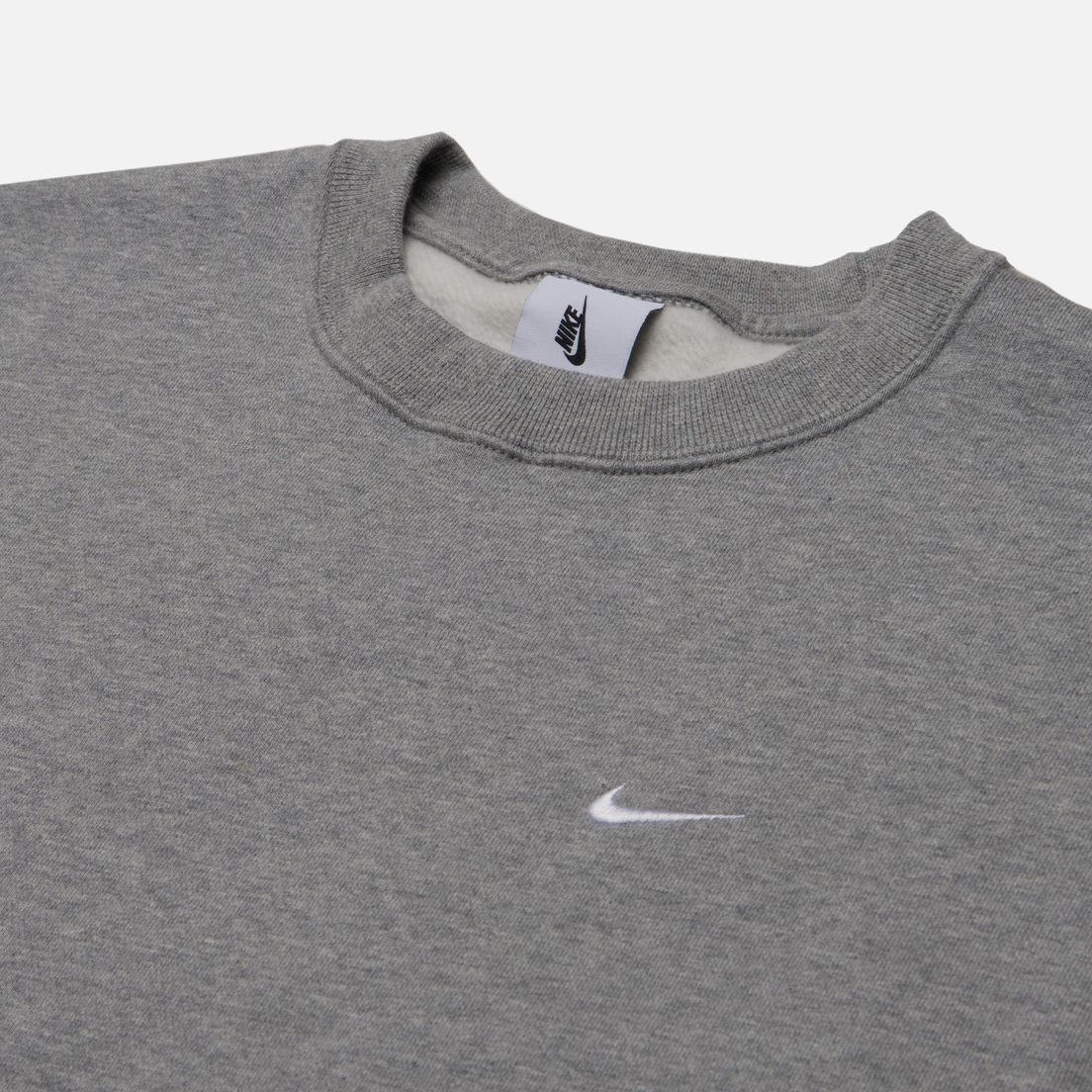 Nike crew neck sweatshirt grey on sale