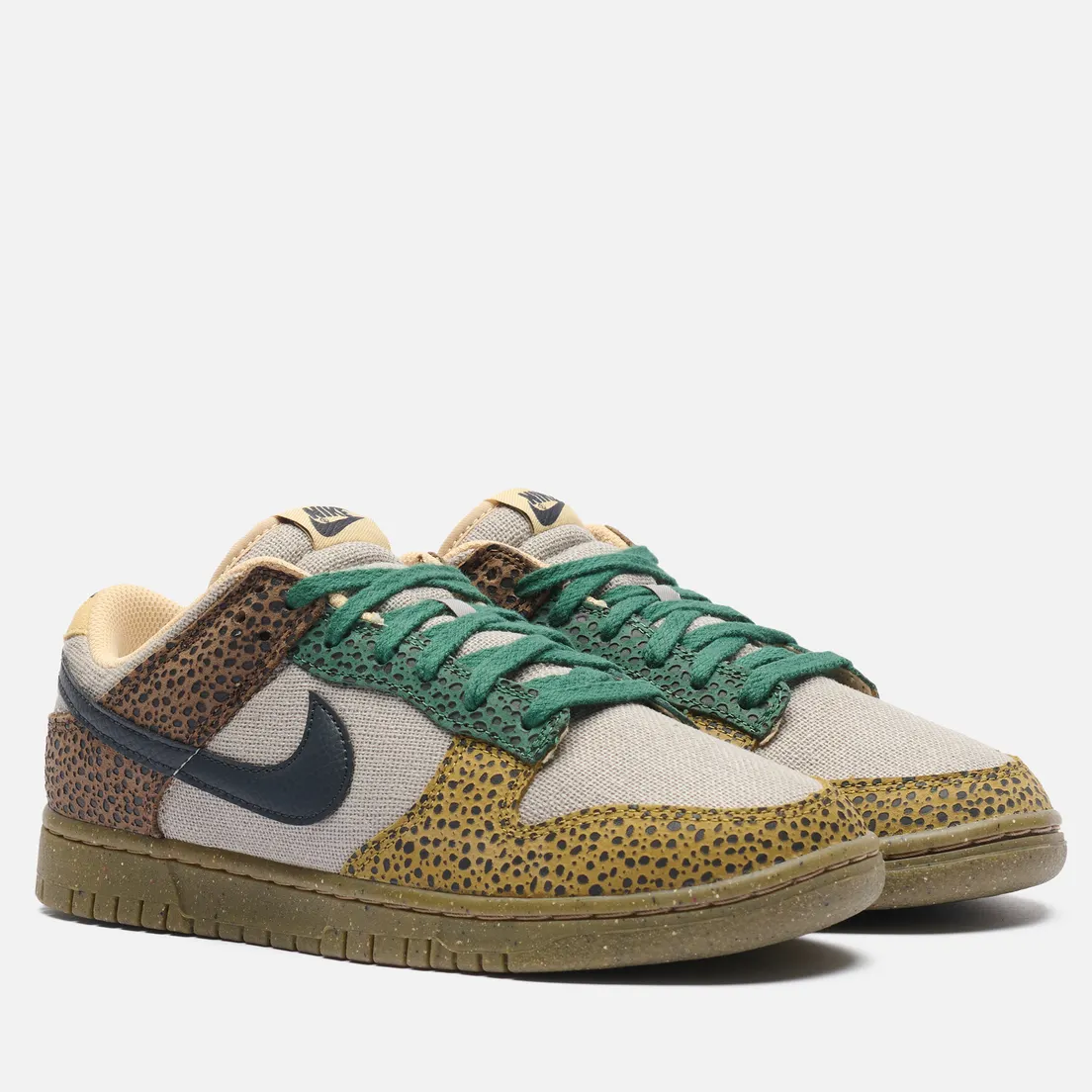Nike Мужские кроссовки Dunk Low Safari Golden Moss