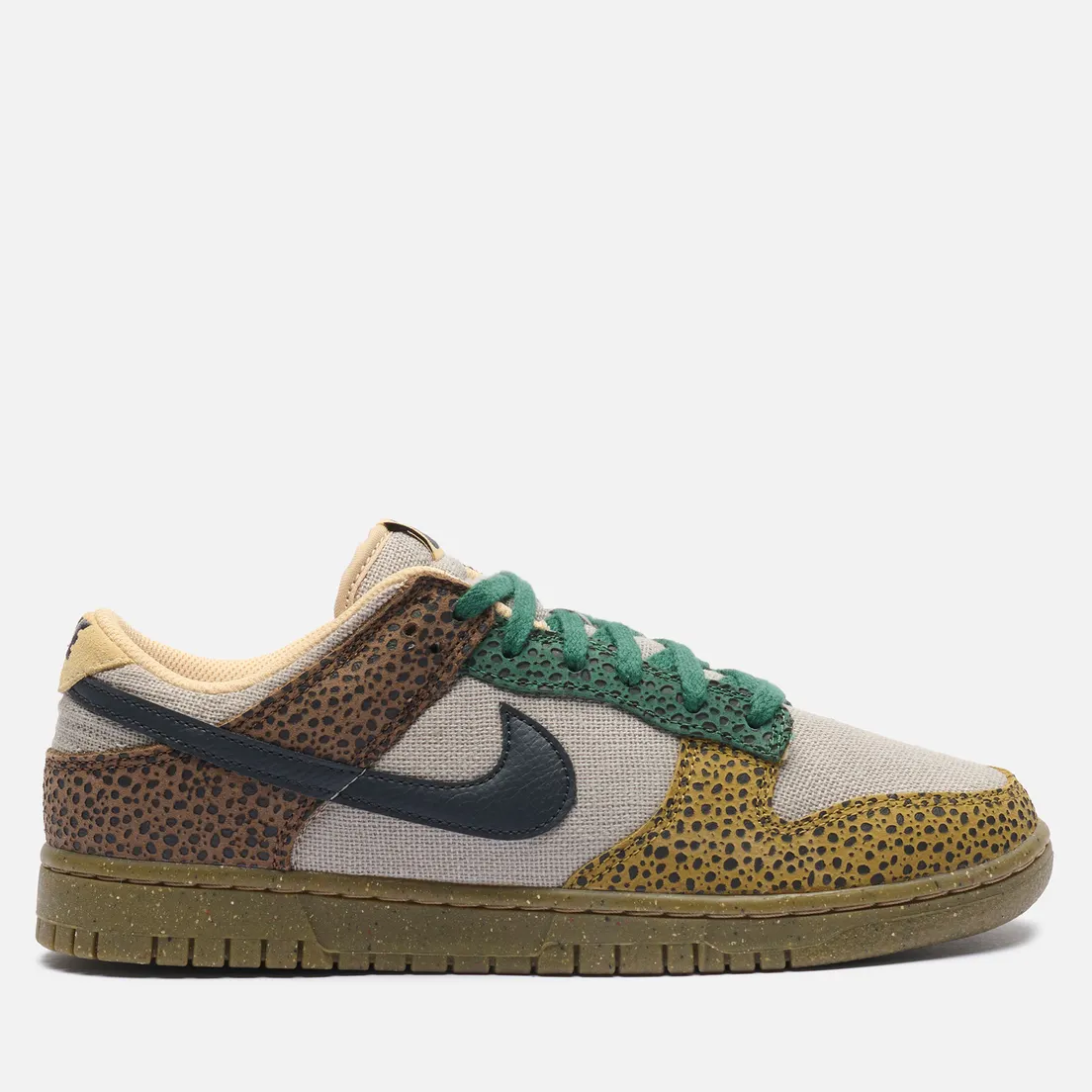 Nike Мужские кроссовки Dunk Low Safari Golden Moss