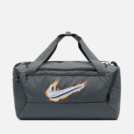 Дорожная сумка Nike Brasilia Small Vintage Duffel, цвет серый - фото 1
