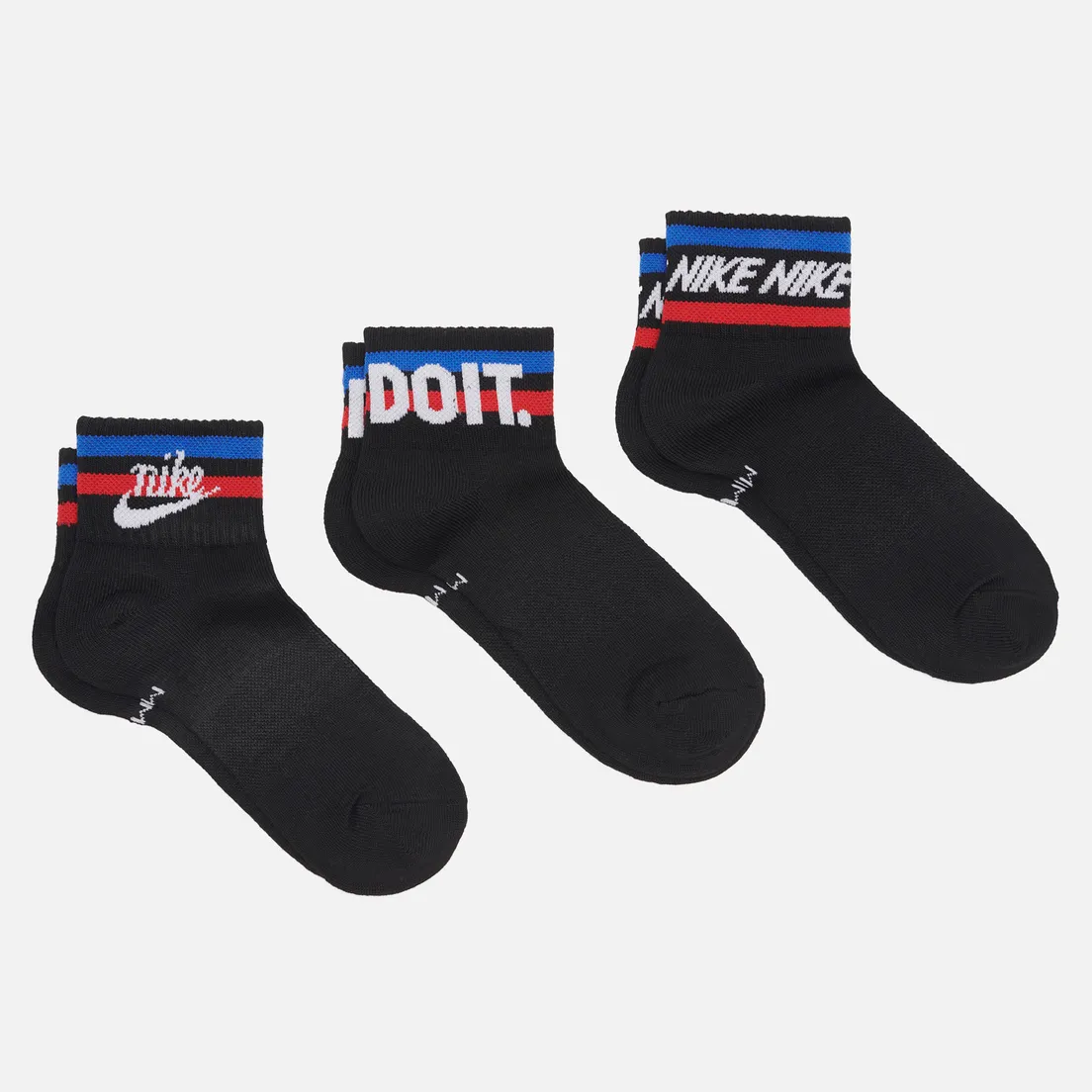 Nike Комплект носков 3-Pack Everyday Essential Ankle