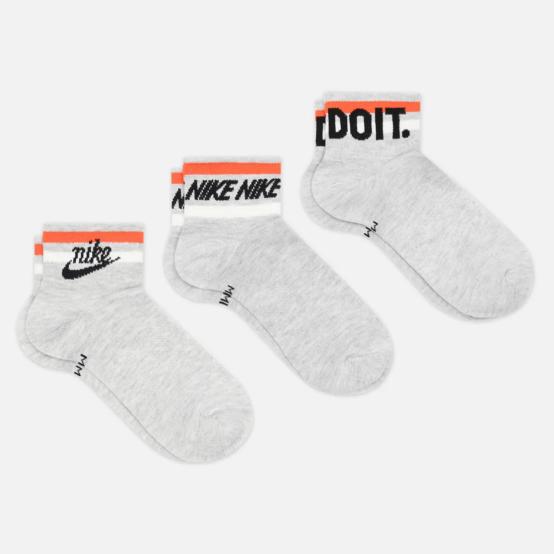 Nike Комплект носков 3-Pack Everyday Essential Ankle