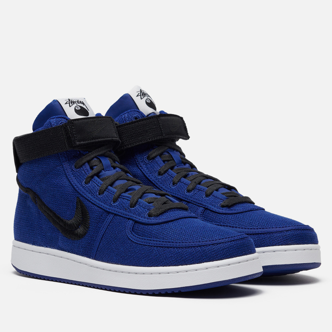 Кроссовки Nike x Stussy Vandal High, цвет синий