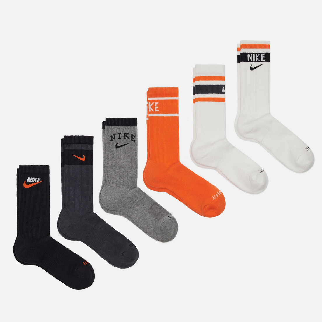 Nike Комплект носков 6-Pack Everyday Plus Cushioned Crew