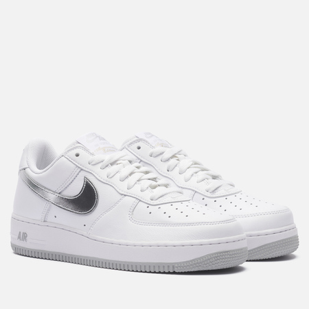 фото Мужские кроссовки nike air force 1 low retro, цвет белый, размер 38 eu