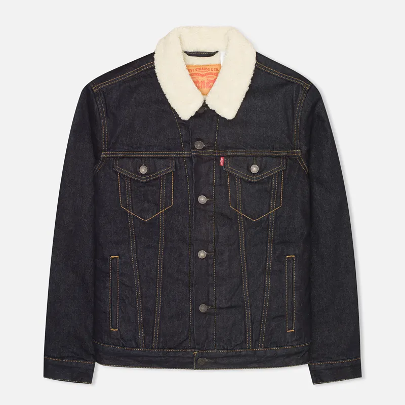 Levi's Мужская джинсовая куртка Type III Sherpa Trucker
