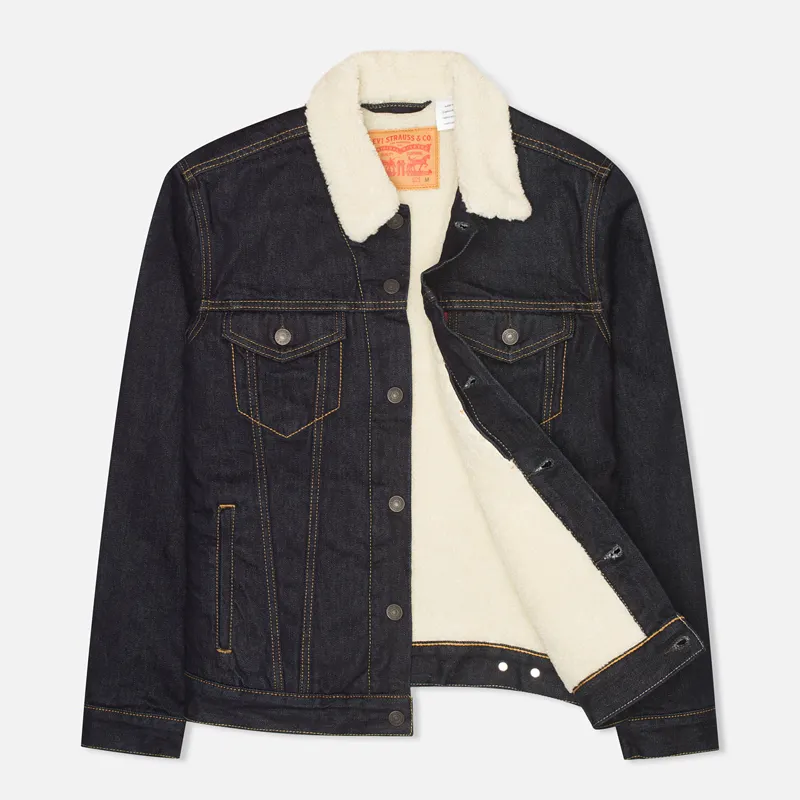 Levi's Мужская джинсовая куртка Type III Sherpa Trucker