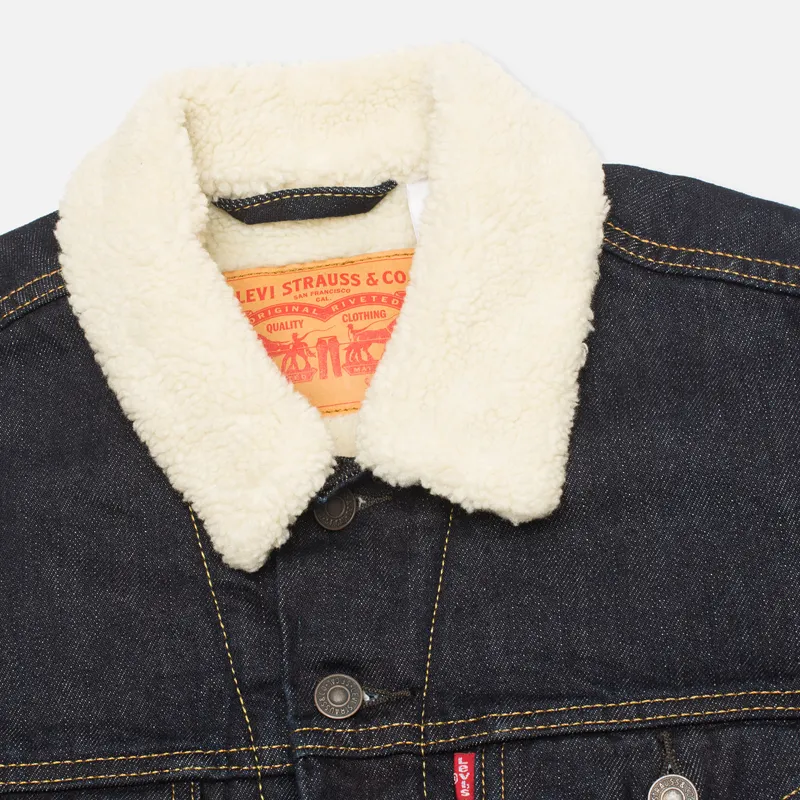 Levi's Мужская джинсовая куртка Type III Sherpa Trucker