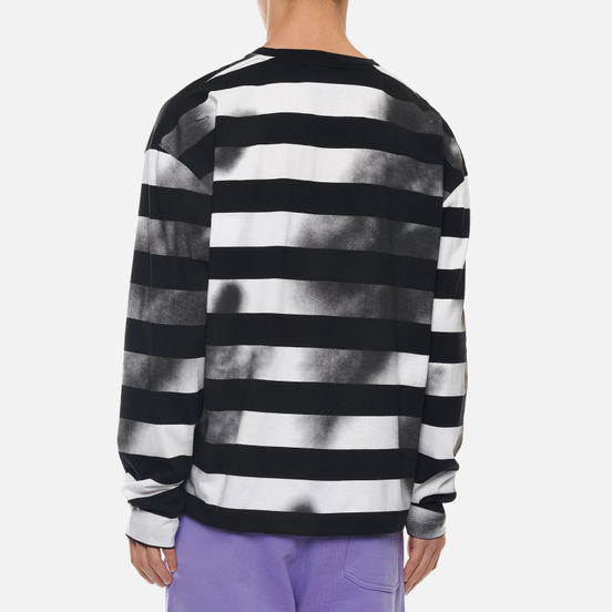 Мужской лонгслив Etudes Spirit Spray Striped Black/White