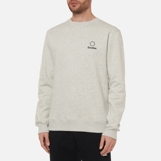 Мужская толстовка Etudes Essentials Story Logo Heather Grey